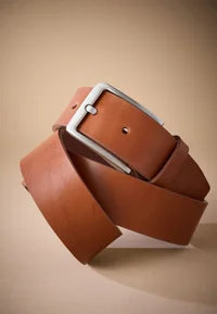 SIGNATURE CAUSAL - Leather Belt - brown