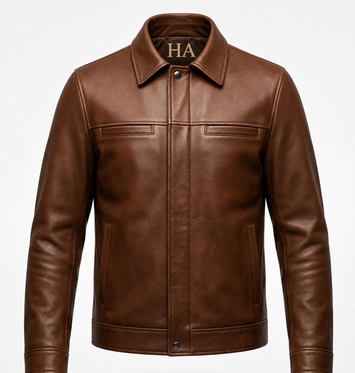 Johnny Brown Leather Jacket Men