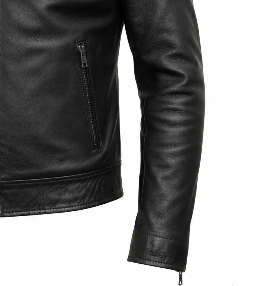Men's Black Leather Jacket
