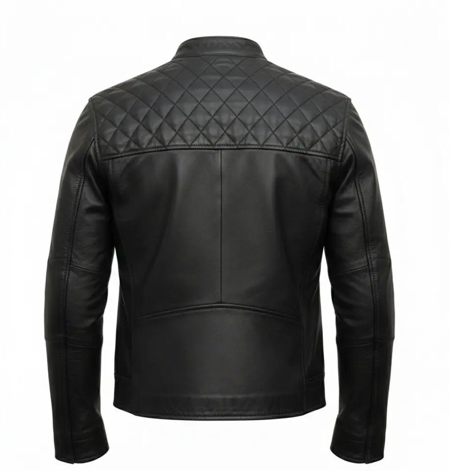 Men's Black Leather Jacket