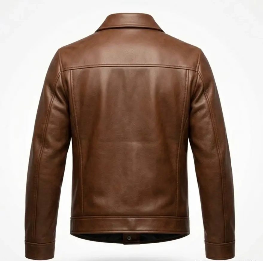 Johnny Brown Leather Jacket Men