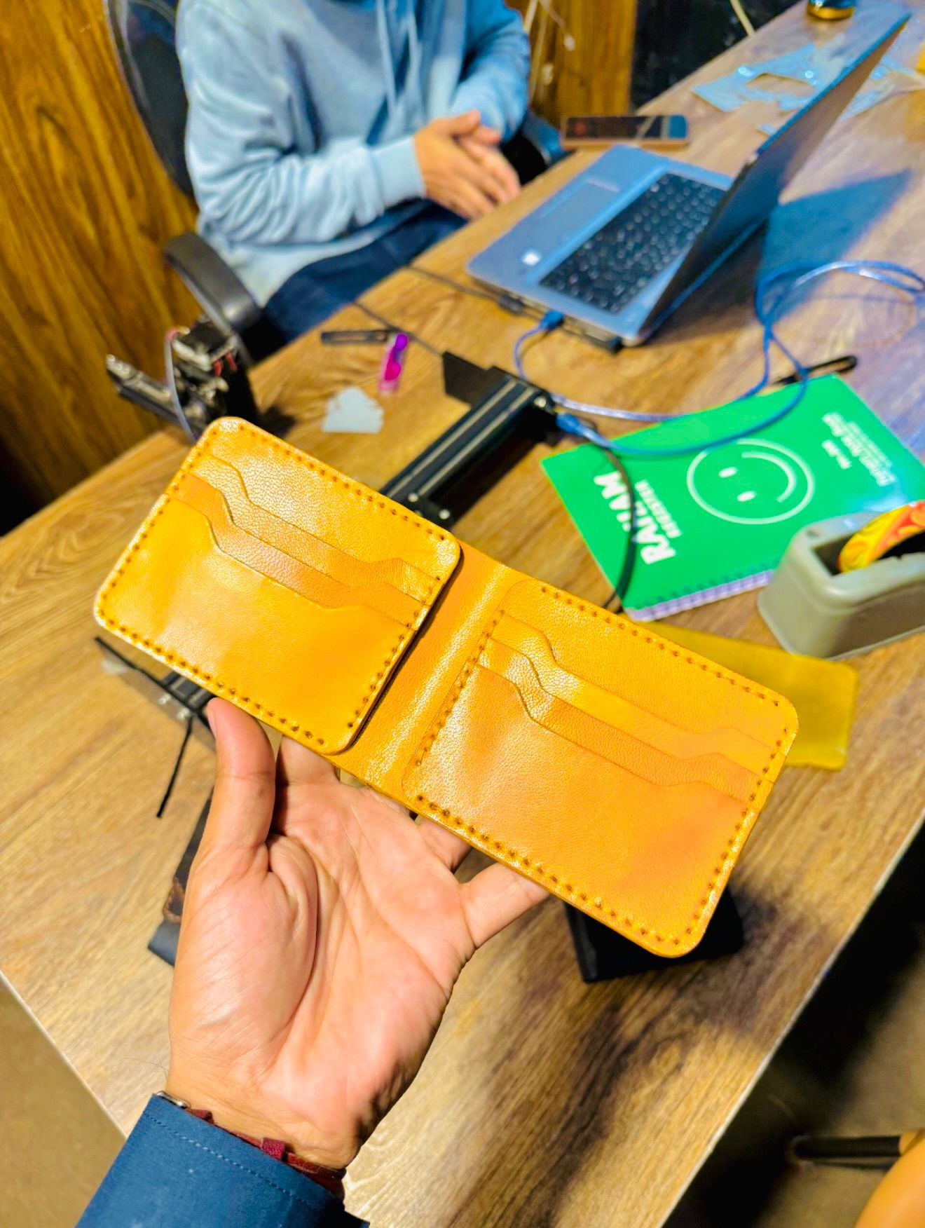 Vegetable Vegetan Leather wallet