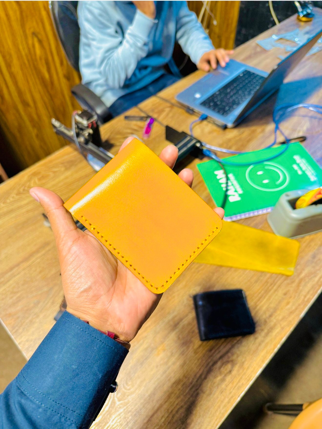 Vegetable Vegetan Leather wallet