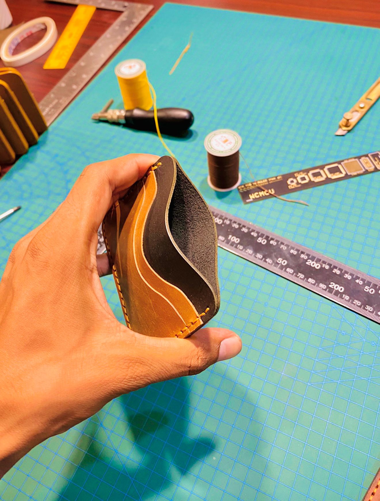 Mini Card Holder Handmade